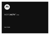 Motorola ACTV W450 Guía del usuario
