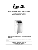 Avanti Air Conditioner Manual de usuario