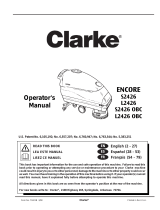 Clarke ENCORE L2426 Manual de usuario