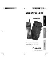Walker W-400 Manual de usuario