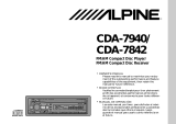 Alpine CDA-7842 Manual de usuario