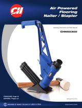 Campbell Hausfeld Air Powered Flooring Nailer / Stapler CHN50300 Manual de usuario