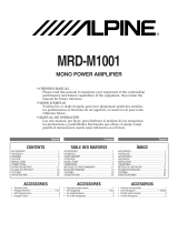 Alpine MRD-M1001 El manual del propietario