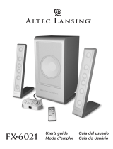 Altec Lansing FX-6021 El manual del propietario