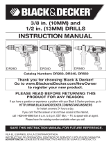 Black & Decker DR260BR Manual de usuario