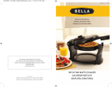Bella Rotating Waffle Maker El manual del propietario