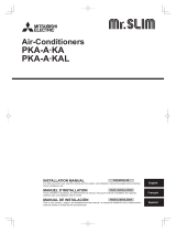 Mitsubishi Electric PKA-A-KA Manual de usuario