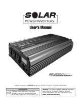 Solar PI15000X Manual de usuario