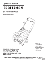 Craftsman 247.887801 Manual de usuario