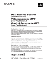 Disney PS2 Control Remoto de DVD SCPH-10420U Manual de usuario