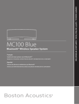 Boston Acoustics MC100 Blue Manual de usuario