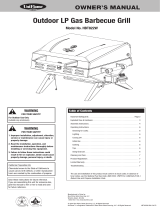 Uniflame Outdoor LP Gas Barbecue Grill HBT822W Manual de usuario
