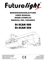 American DJ DJ-SCAN 250 Manual de usuario