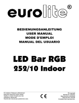 EuroLite LED Bar 2 RGBA 252/10 Manual de usuario