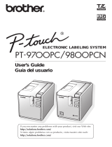 Brother P-TOUCH PT-97OOPC Manual de usuario