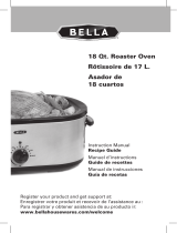 Bella 18 Qt. Roaster Oven Manual de usuario