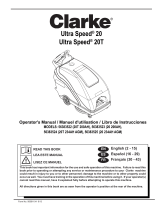 Clarke Ultra Speed 20T Manual de usuario