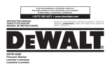 DeWalt DXPW1200E Manual de usuario