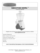 Back to Basics Smoothie Swirl Manual de usuario