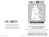 Mr Coffee ECM20 Manual de usuario
