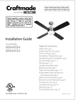 Craftmade MN44FB4 Guía de instalación