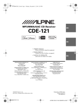 Alpine CDE-121 Manual de usuario