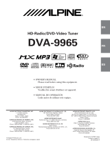 Alpine 9965 - DVA - DVD Player El manual del propietario
