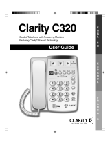 Clarity C320 Manual de usuario