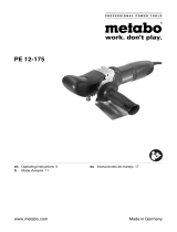 Metabo PE 12-175 Manual de usuario