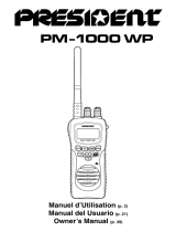 PRESIDENT PM-1000 WP El manual del propietario