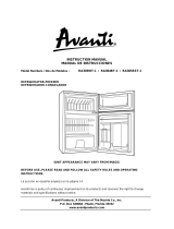 Avanti RA305SST-1 Manual de usuario