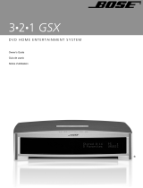 Bose 3-2-1 GSX SERIES III El manual del propietario