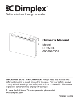 Dimplex DF2500L El manual del propietario
