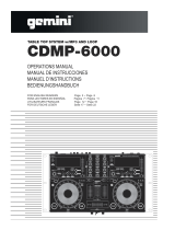 Gemini TABLE TOP SYSTEM CDMP-6000 Instrucciones de operación