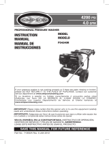 Simpson PS4240H Manual de usuario