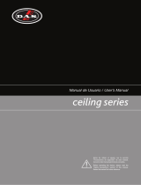 D.A.S. Ceiling series Manual de usuario
