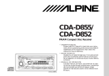 Alpine CDA-D852 El manual del propietario