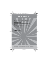 Dynex DX-M1113 - Hands-Free Wireless Microphone Manual de usuario