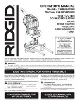 RIDGID R2401 Guía del usuario