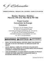 Schumacher PIF-760 Manual de usuario