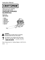 Craftsman 358797550-BLOWER El manual del propietario