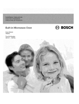 Bosch HMT8720 Guía de instalación