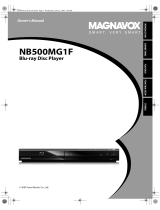 Magnavox NB500MG1F - Blu-Ray Disc Player El manual del propietario