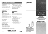 Clarion DXZ715 Manual de usuario