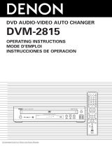 Denon 2815 - DVM DVD Changer Instrucciones de operación