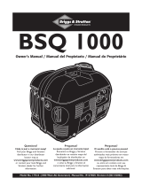 Briggs & Stratton BSQ 1000 El manual del propietario