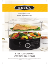 Bella 2-tier food steamer Guía del usuario