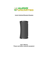 Audio Unlimited Bluetooth Speaker Manual de usuario