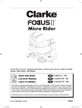 Clarke FOCUS II Micro Rider Instrucciones de operación