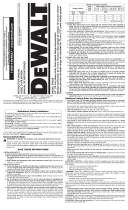 DeWalt DW505 Manual de usuario